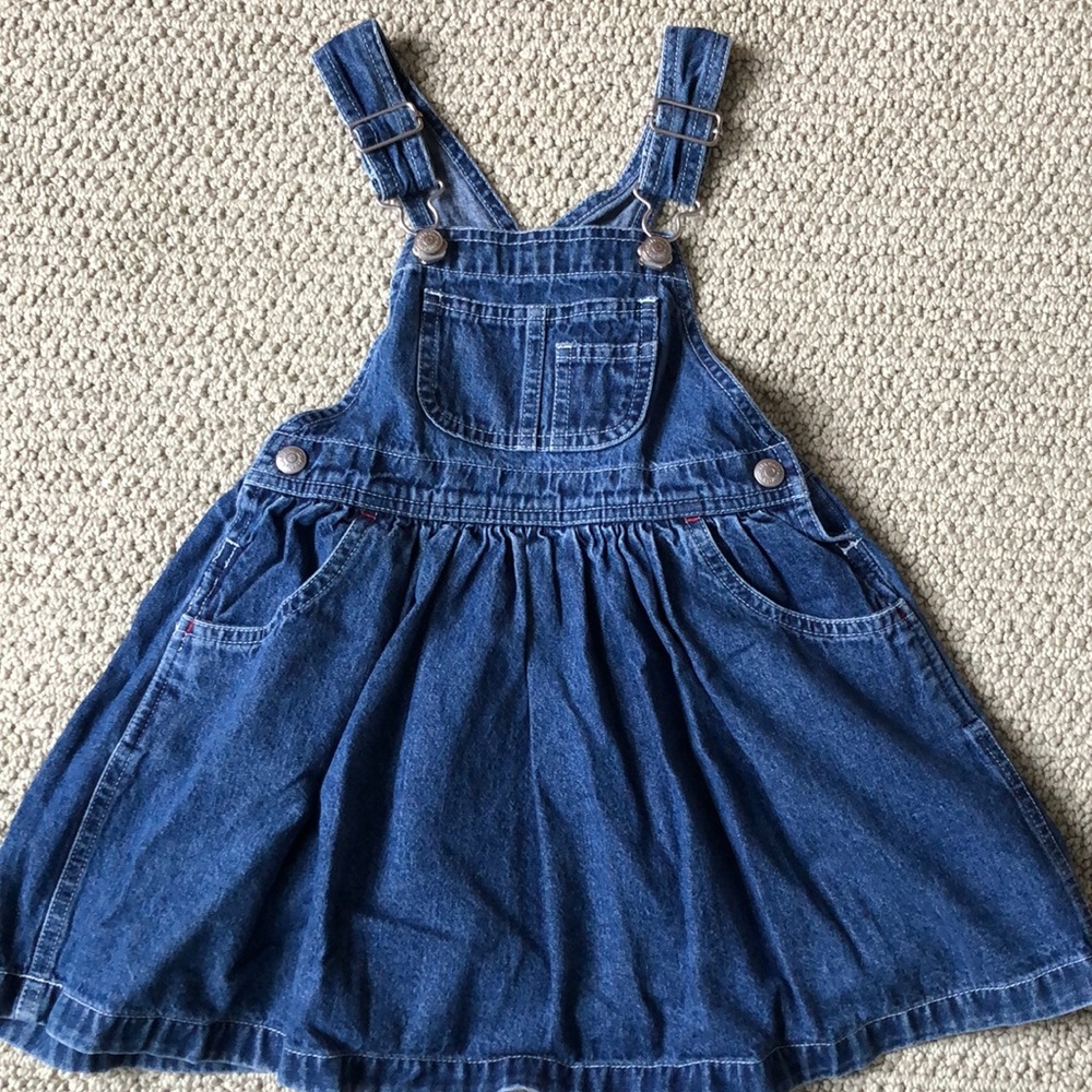 Girls baby gap  Jean overall dress